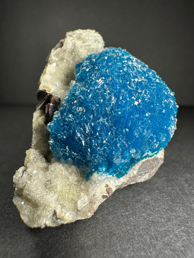 Cavansite with Stilbite on Matrix from Pune, Maharashtra, India by Rare Earth Gallery - product image 4 for Resin Society