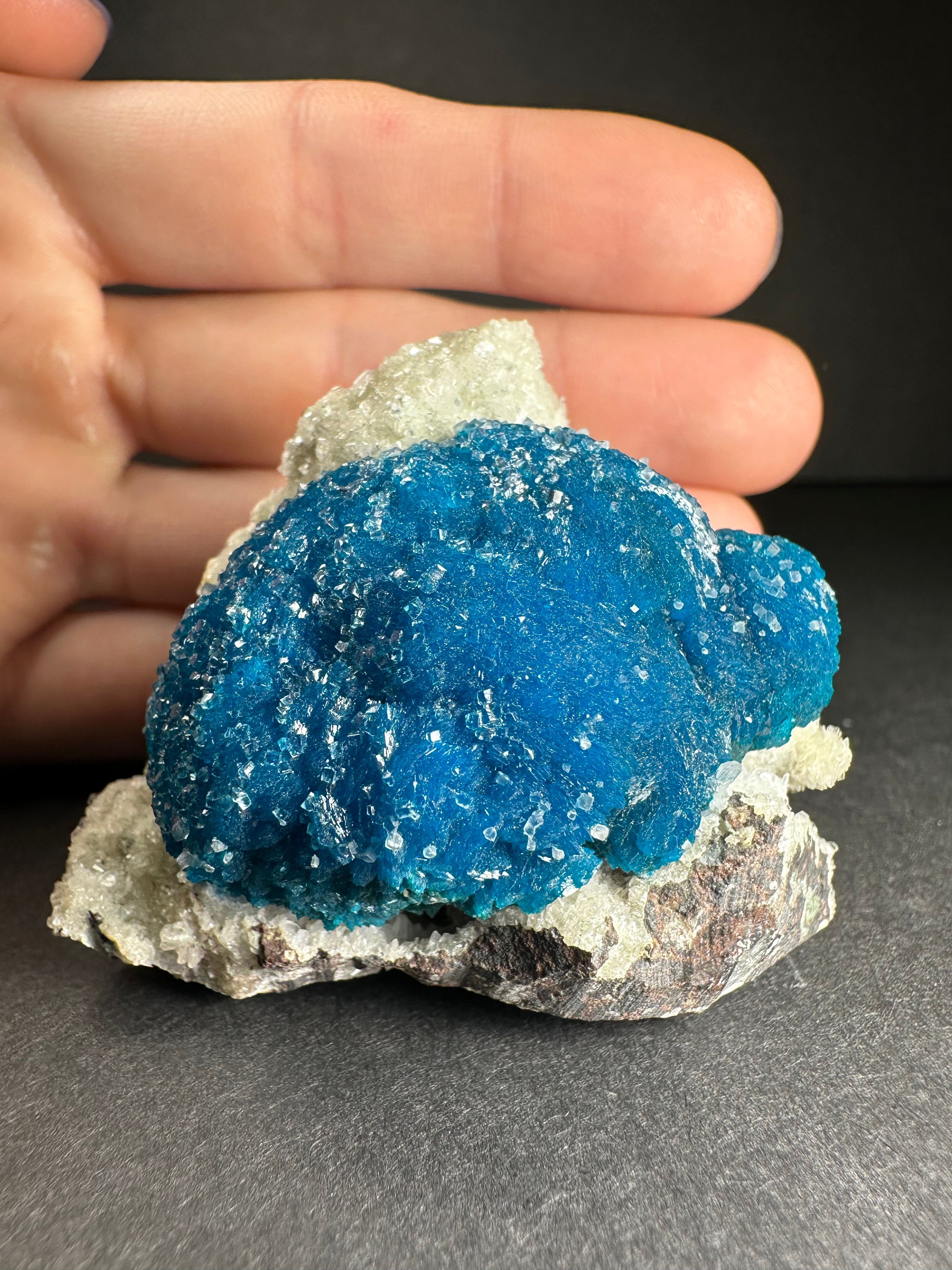 Cavansite with Stilbite on Matrix from Pune, Maharashtra, India by Rare Earth Gallery - product image 5 for Resin Society