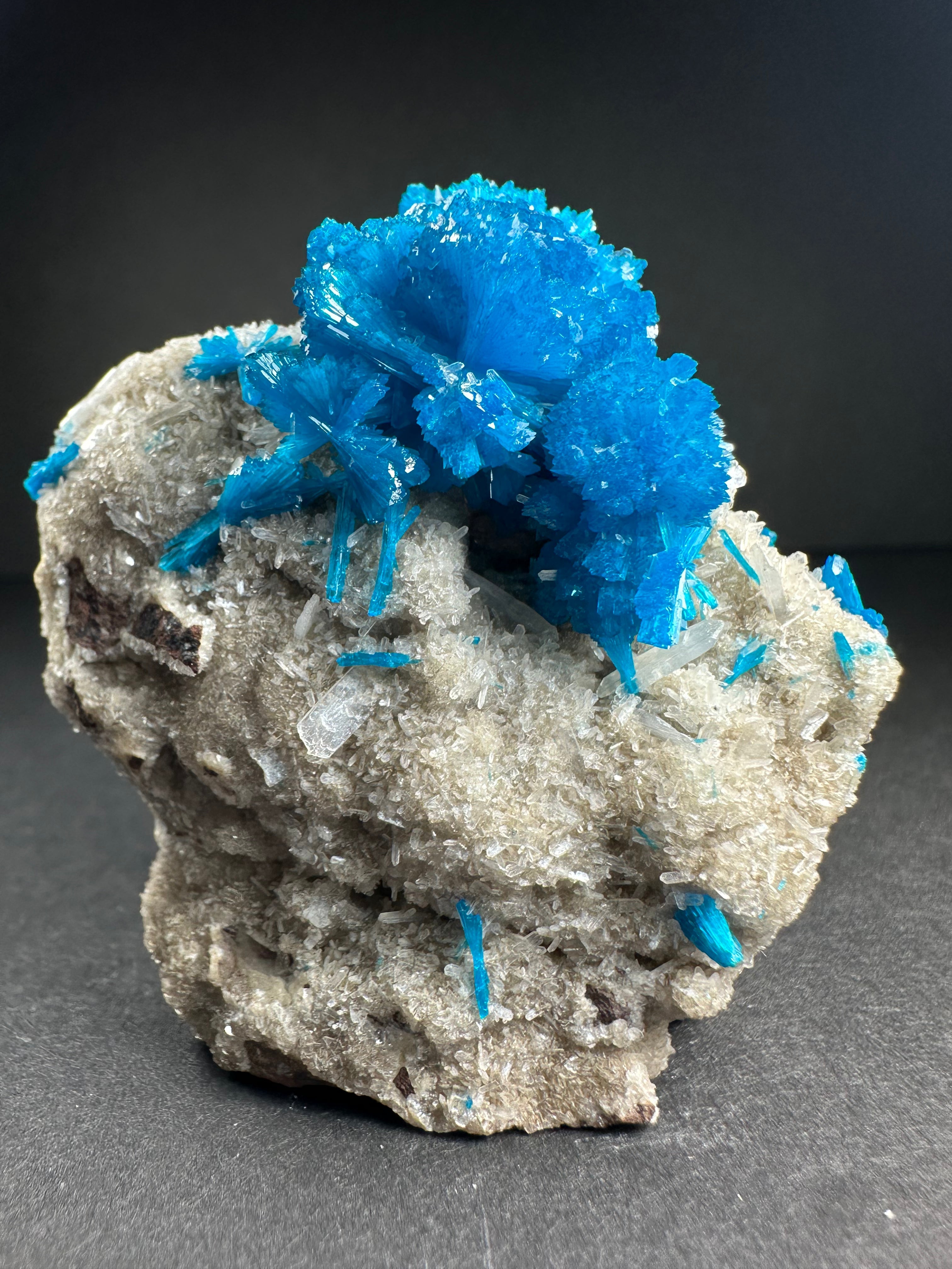 Cavansite with Stilbite on Matrix from Pune, Maharashtra, India by Rare Earth Gallery - product image 5 for Resin Society