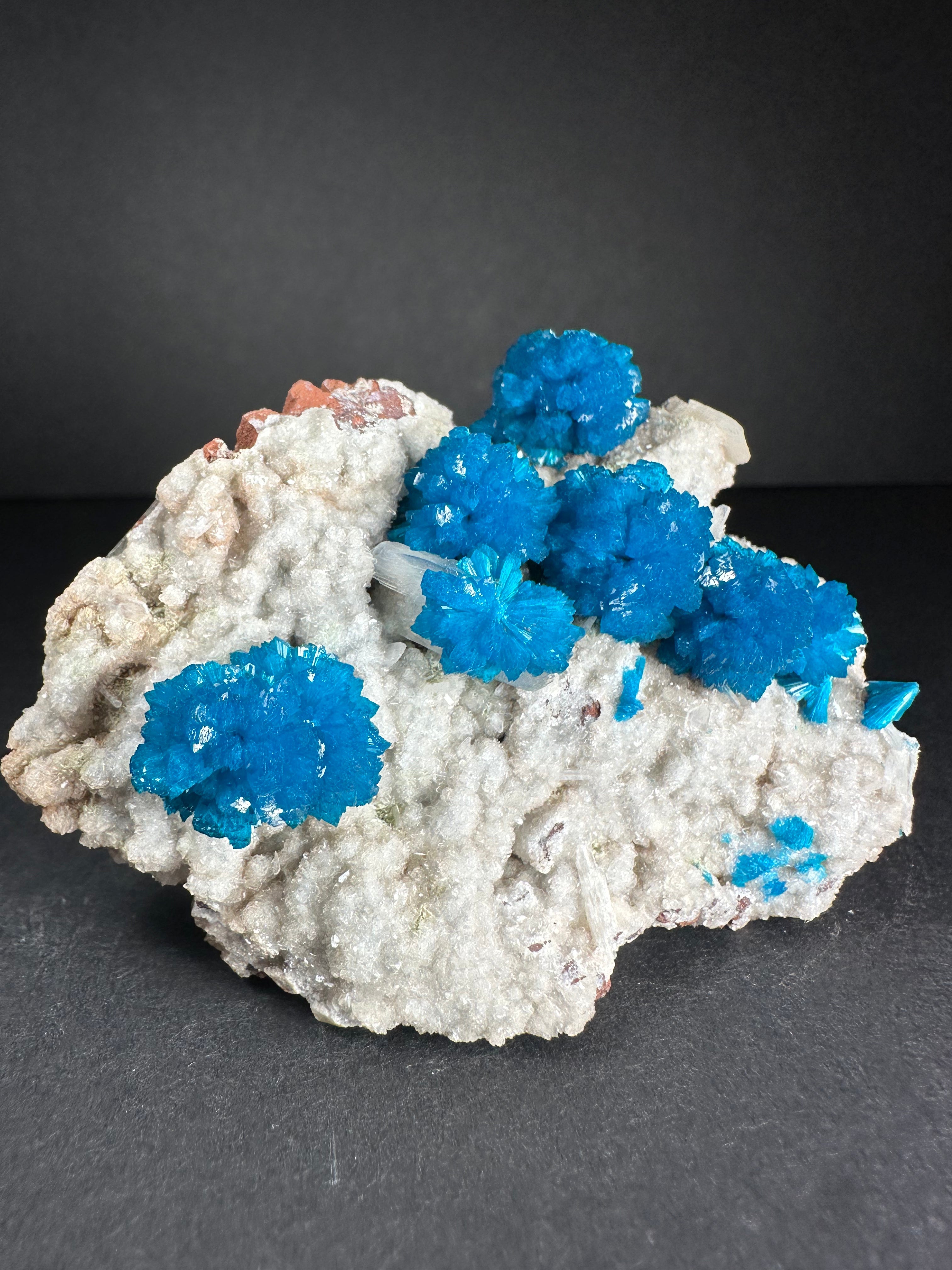 Cavansite with Stilbite on Matrix from Pune, Maharashtra, India by Rare Earth Gallery - product image 2 for Resin Society