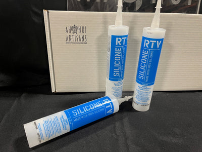 Tube of 100% silicone sealant by Ahonui Artisans