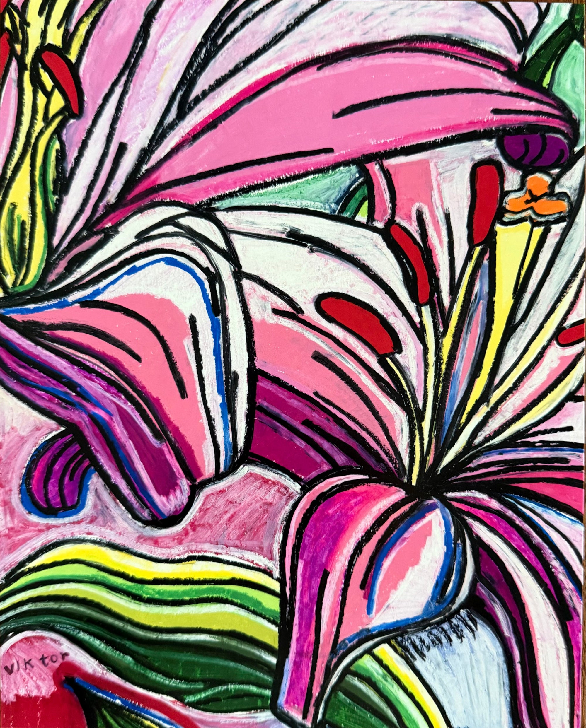 Lily's Whisper - Art Prints by Vichy's Art - Resin Society