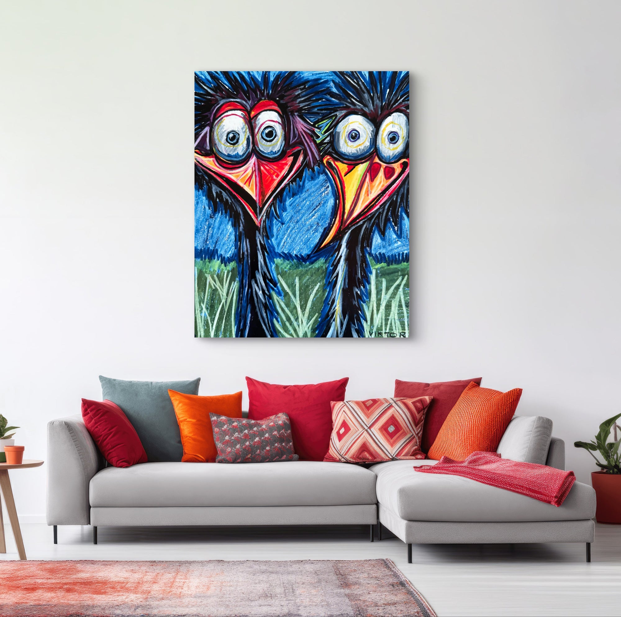 Crazy Birds - Art Prints detail image - Resin Society