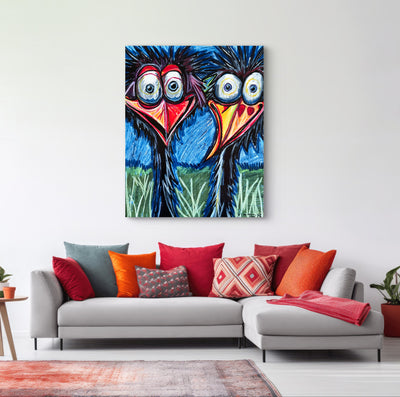 Crazy Birds - Art Prints detail image - Resin Society