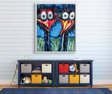 Crazy Birds - Art Prints detail image - Resin Society