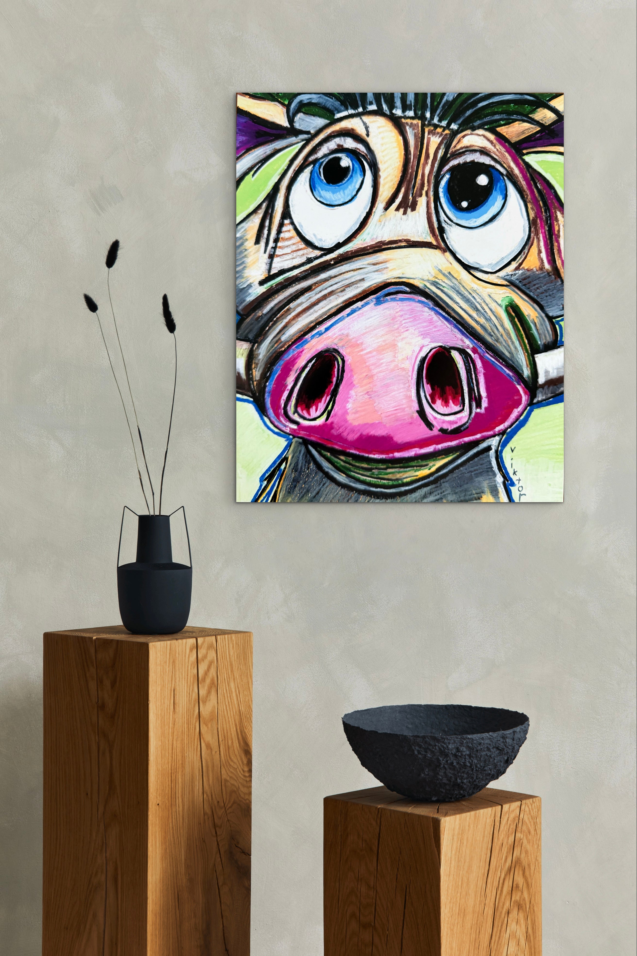 Whimsy Boar - Art Prints detail image - Resin Society