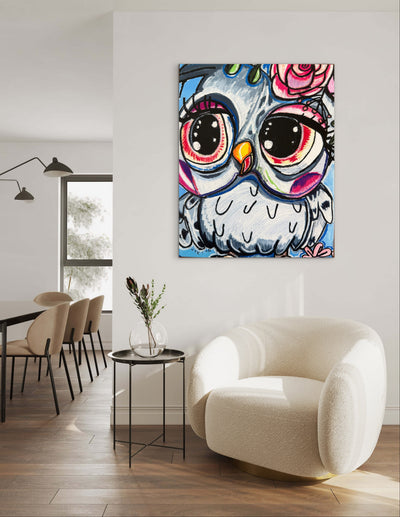 Lady Owl - Art Prints detail image - Resin Society