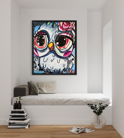 Lady Owl - Art Prints detail image - Resin Society