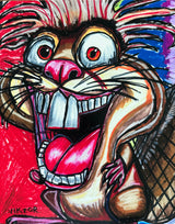 Beaver - Art Prints by Vichy's Art - Resin Society