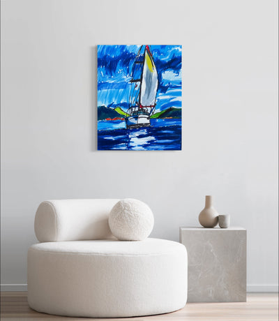 Sailing boat - Art Prints detail image - Resin Society