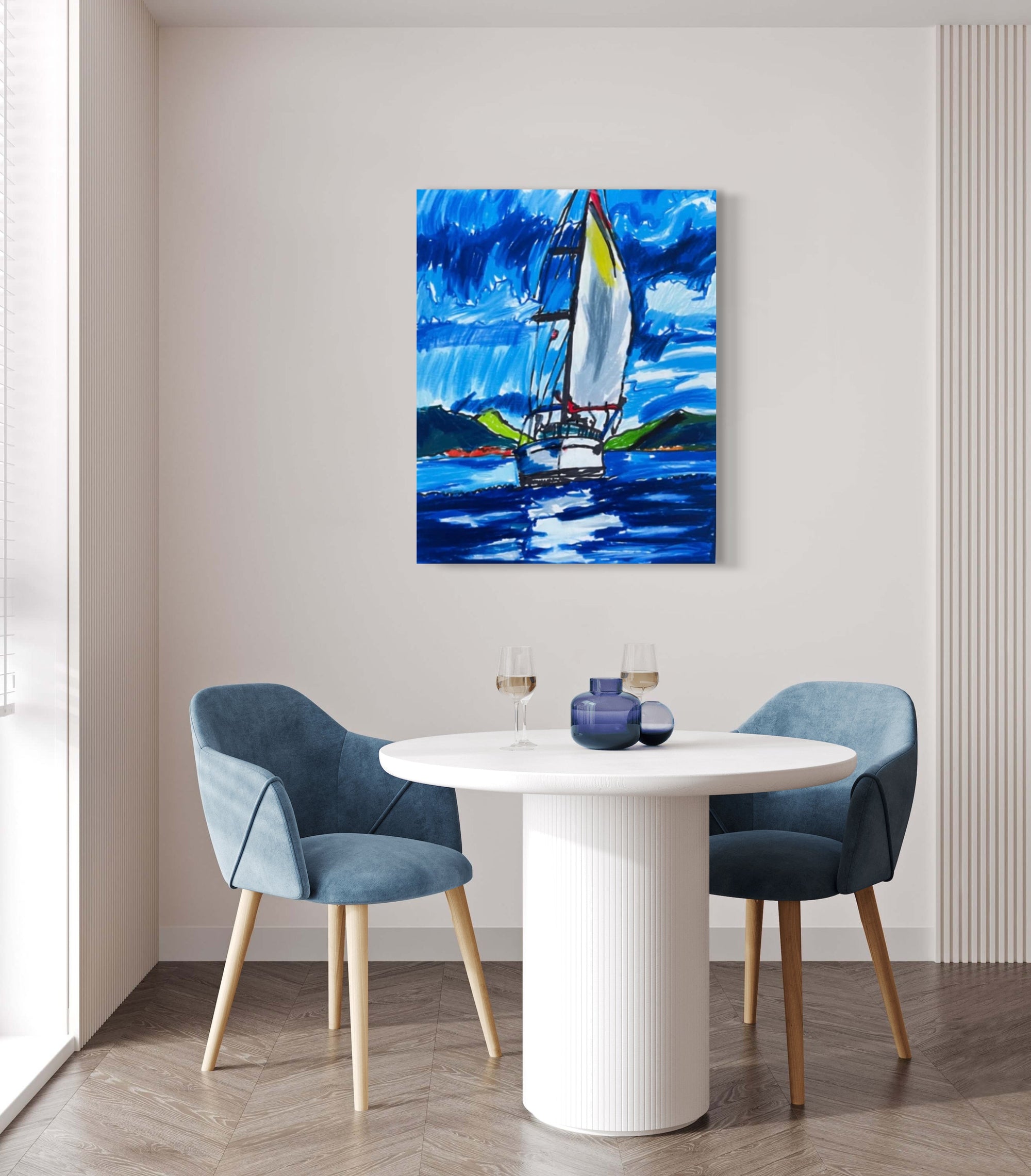 Sailing boat - Art Prints detail image - Resin Society