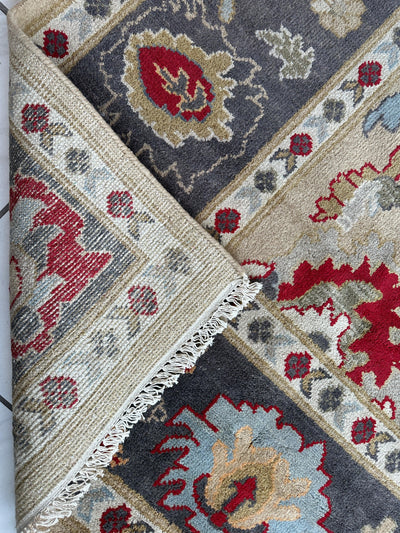 Hand Knotted Oushak Traditional Wool Rug, Living Room 9 x 12 Rug by Rugistan - product image 10 for Resin Society