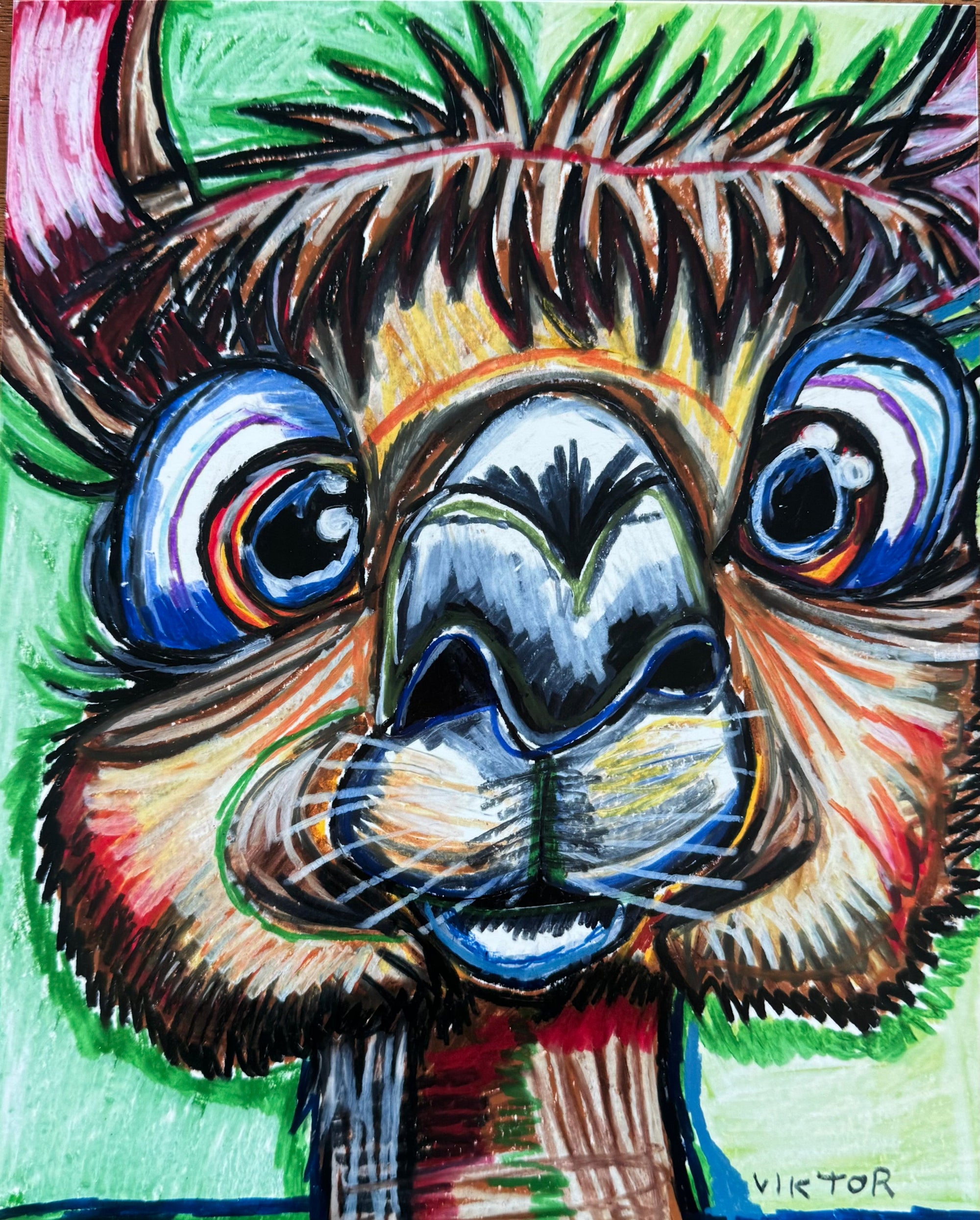 Alpaca - Art Prints by Vichy's Art - Resin Society