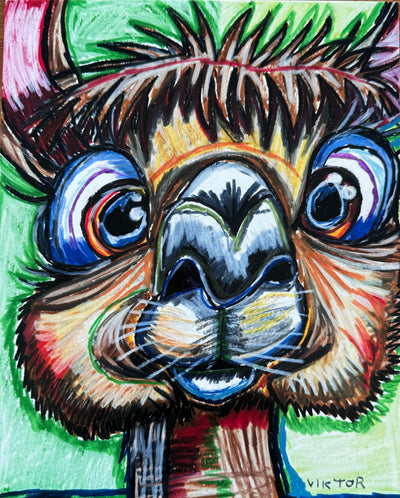 Alpaca - Art Prints by Vichy's Art - Resin Society