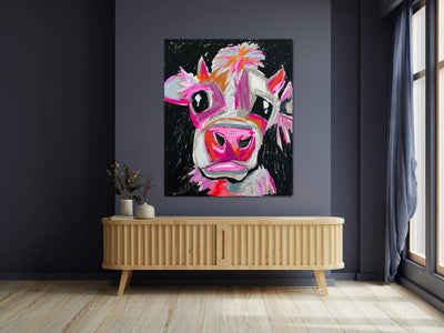 Barbie Cow - Art Prints detail image - Resin Society
