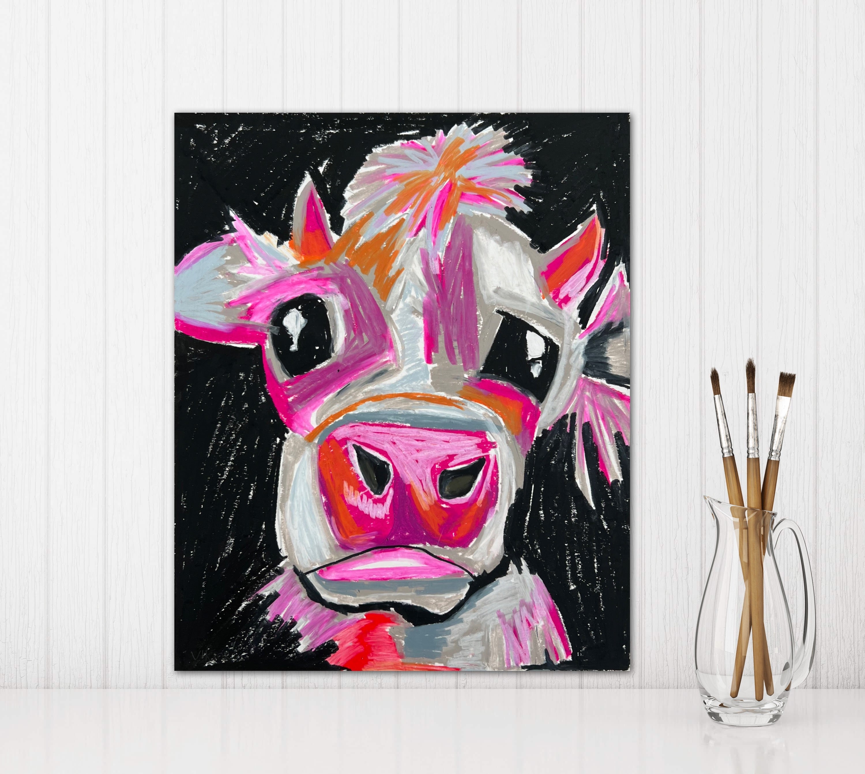 Barbie Cow - Art Prints detail image - Resin Society