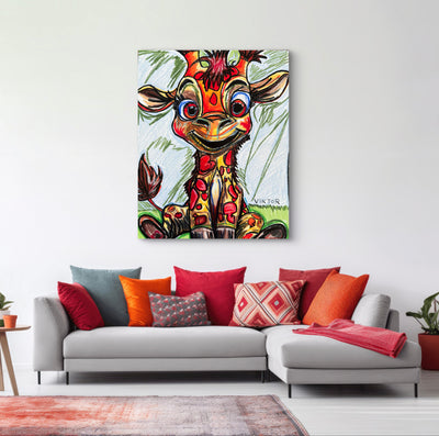 Baby Giraffe - Art Prints detail image - Resin Society