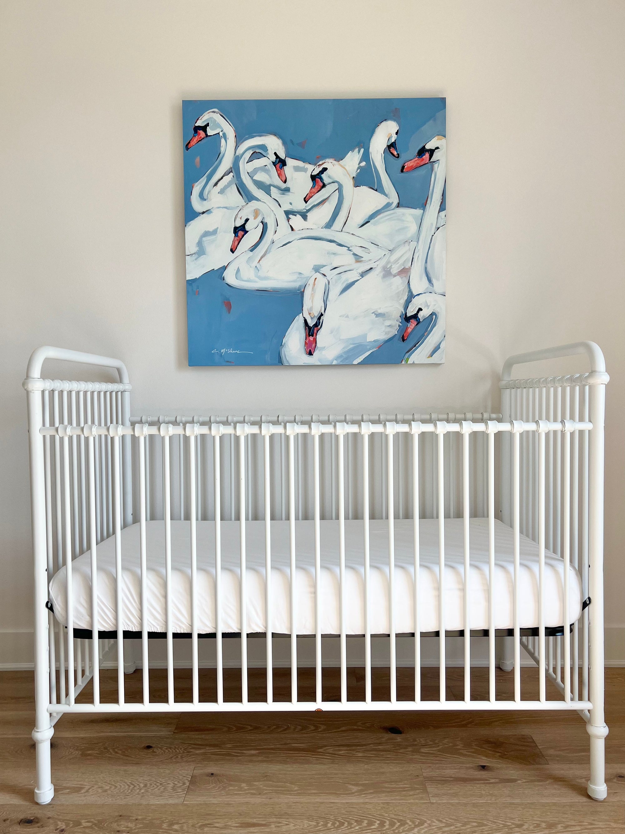 "Swan Lake" canvas by Chelsea McShane Art - product image 2 for Resin Society