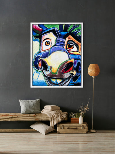 The Blue Donkey - Art Prints detail image - Resin Society