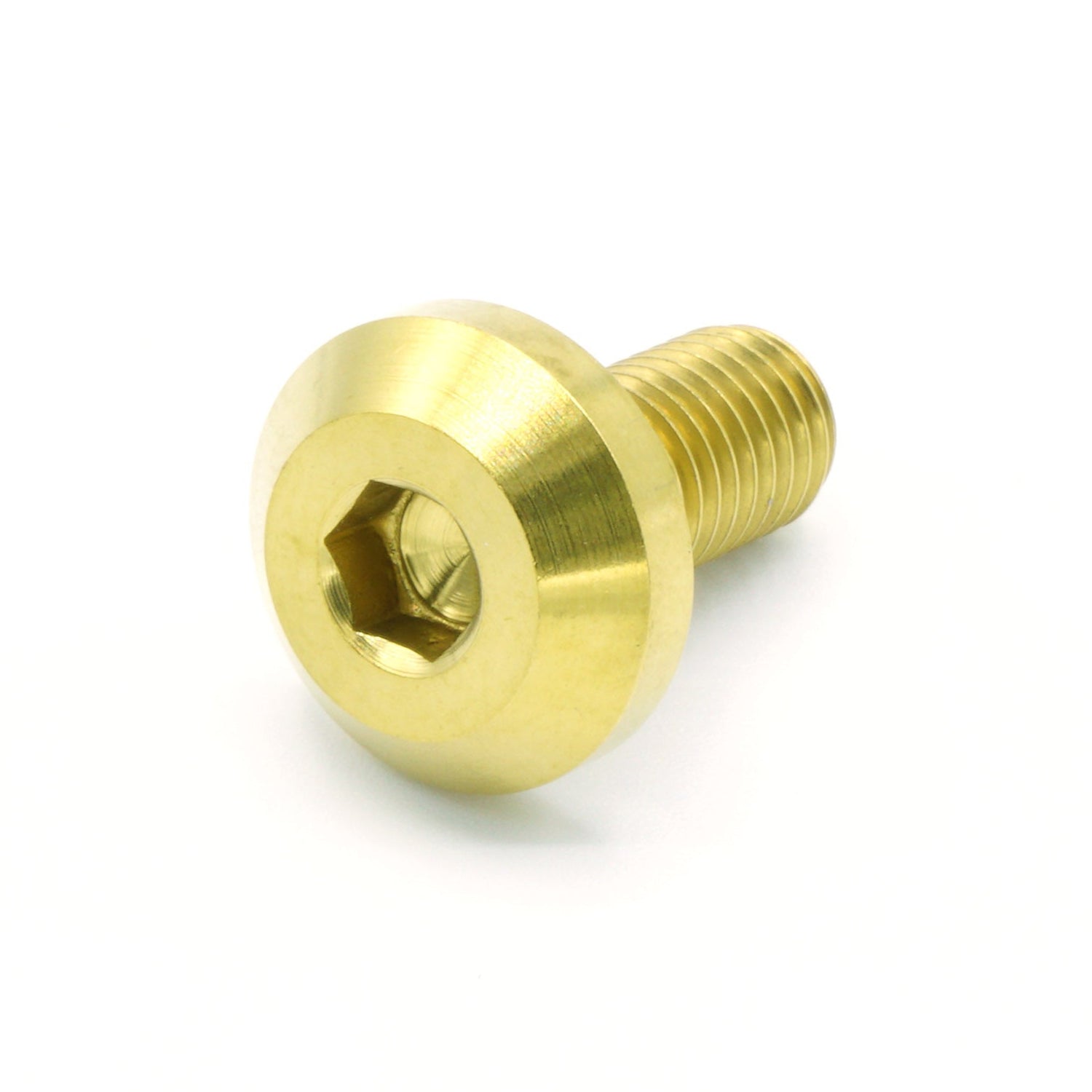 M7 x 1.00 x 15mm titanium motor head bolt in various finishes