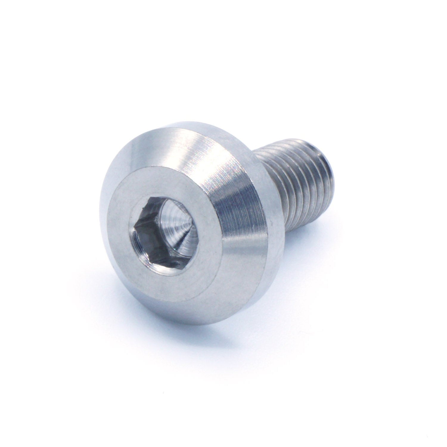 M7 x 1.00 x 15mm titanium motor head bolt in various finishes