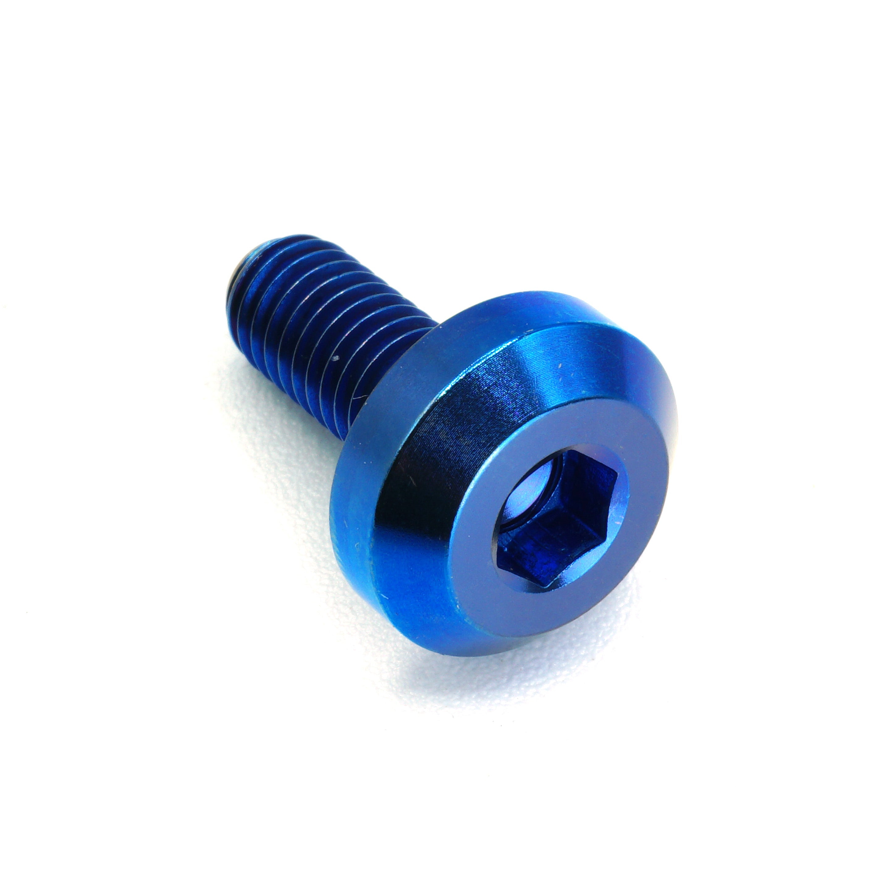 M6 x 1.00 x 15mm Titanium Motor Head Bolt in various finishes