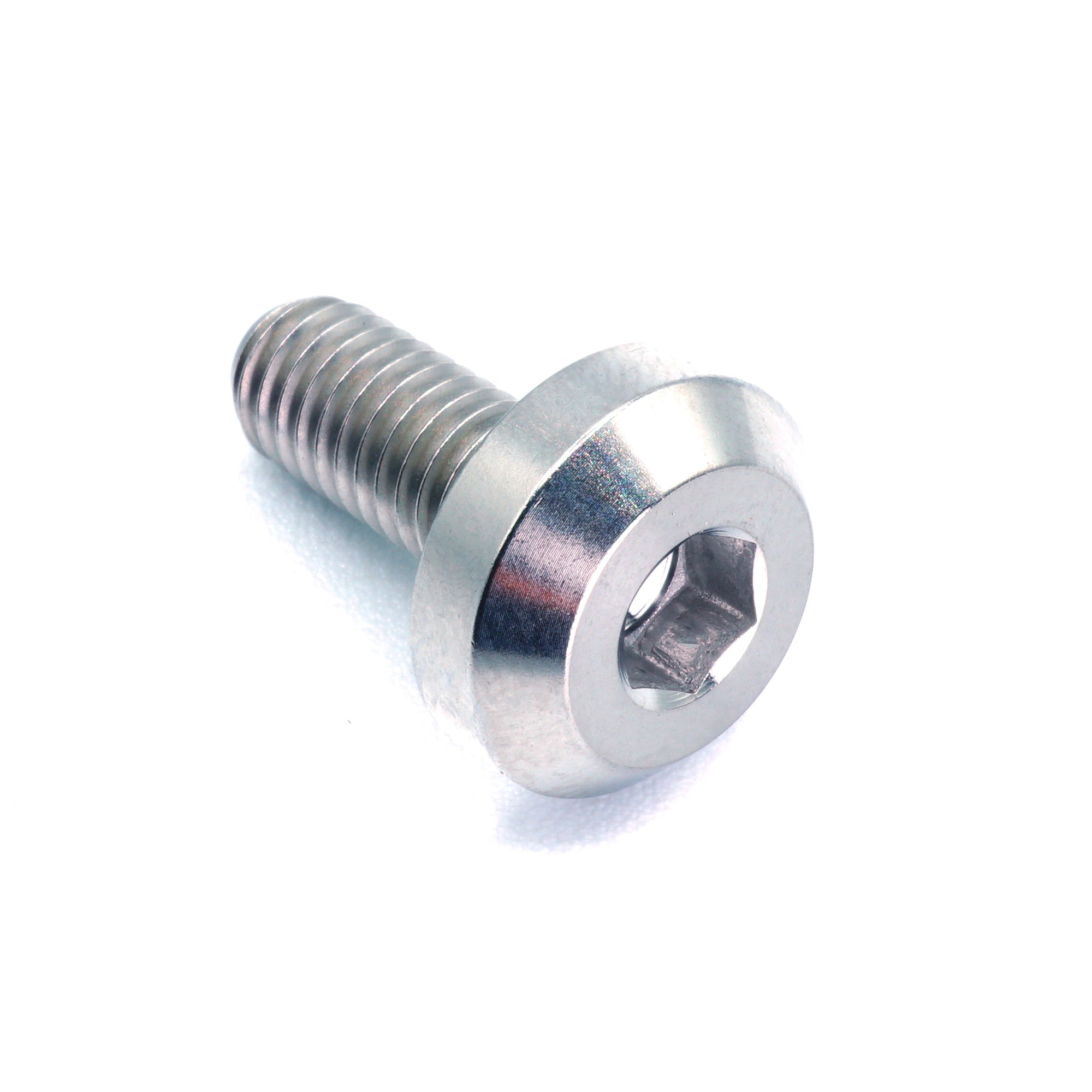 M6 x 1.00 x 15mm Titanium Motor Head Bolt in various finishes