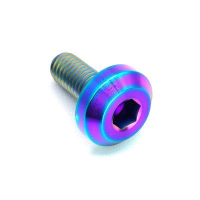 M6 x 1.00 x 15mm Titanium Motor Head Bolt in various finishes