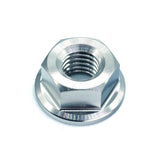 M8 x 1.25 Titanium Nut in various colors including polished and black finishes