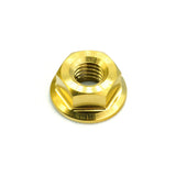 M6 x 1.00 Titanium Nut in Polished finish