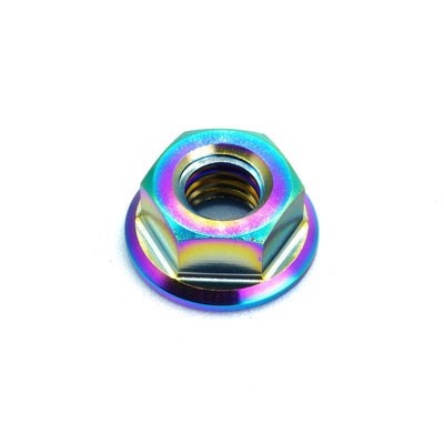 M6 x 1.00 Titanium Nut in Polished finish