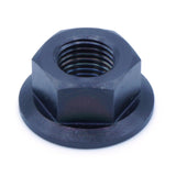 M12 x 1.25 Titanium Nut in various finishes including Polished, Gold, Cosmic Burn, Purple, Blue, and Black