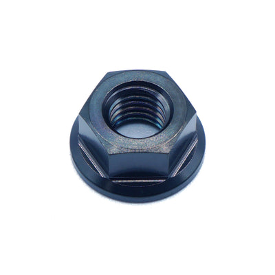 M7 x 1.00 Titanium Nut in Polished finish by Fast Turn Fittings