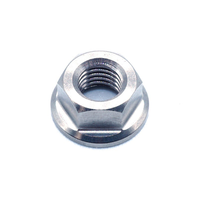 M7 x 1.00 Titanium Nut in Polished finish by Fast Turn Fittings