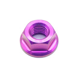 M7 x 1.00 Titanium Nut in Polished finish by Fast Turn Fittings