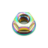M7 x 1.00 Titanium Nut in Polished finish by Fast Turn Fittings