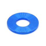 M10 Titanium Washer in various finishes including Polished, Black, Blue, Gold, Purple, and Oil Slick