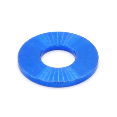 M10 Titanium Washer in various finishes including Polished, Black, Blue, Gold, Purple, and Oil Slick
