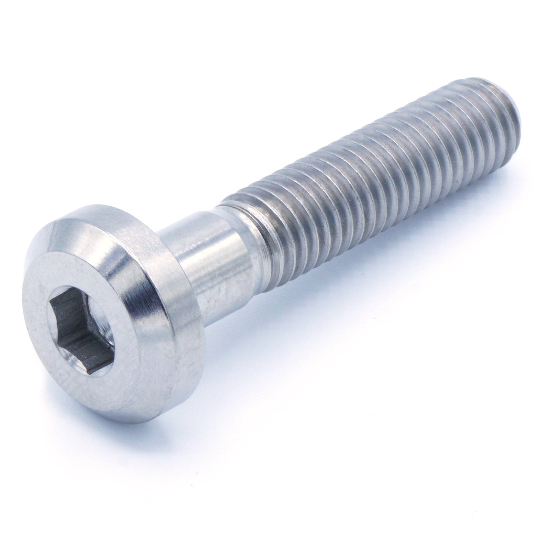 M8 x 1.25 x 40mm Titanium Motor Head Bolt in various finishes
