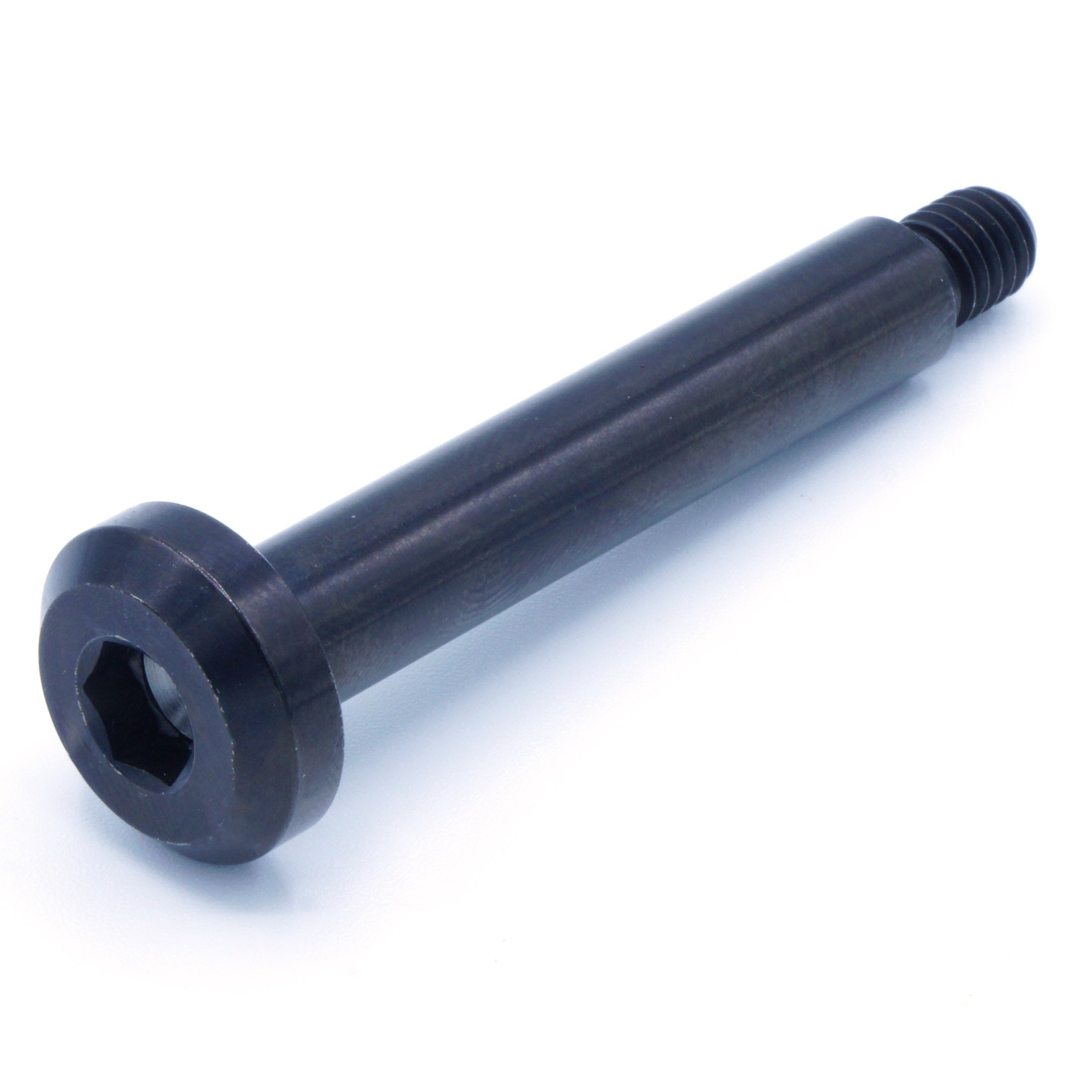 M6 x 1.00 x 53mm Titanium Motor Head Shoulder Bolt in various finishes