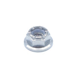 M6 x 1.00 Titanium Nyloc Nut in polished finish