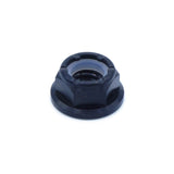 M8 x 1.25 Titanium Nyloc Nut in polished finish