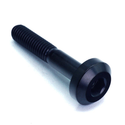 M6 x 1.00 x 35mm Titanium Motor Head Bolt in polished finish