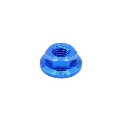 M5 x .8 Titanium Nut in polished finish by Fast Turn Fittings
