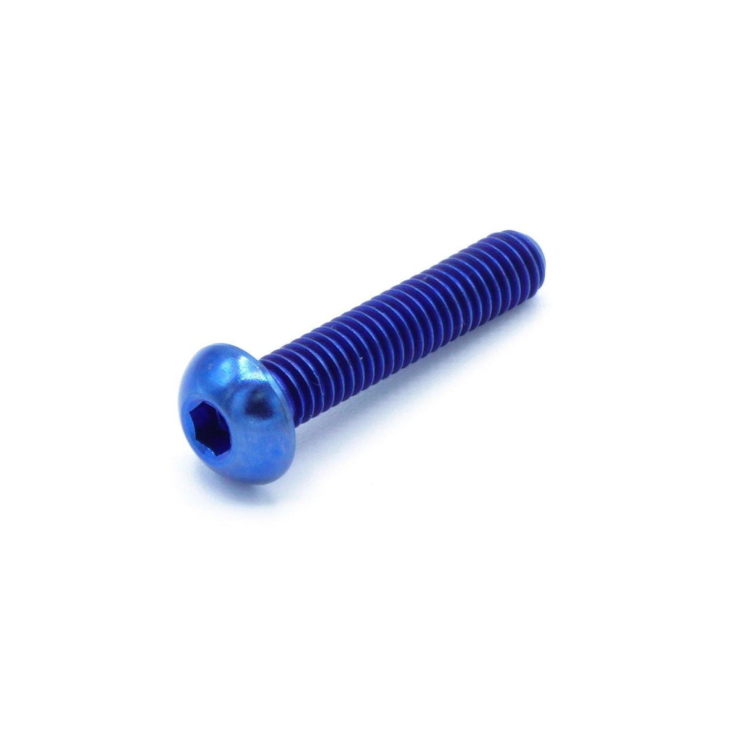 M4 x 0.7 x 20mm titanium button head bolt in various colors