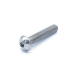 M4 x 0.7 x 20mm titanium button head bolt in various colors
