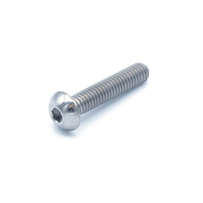 M4 x 0.7 x 20mm titanium button head bolt in various colors