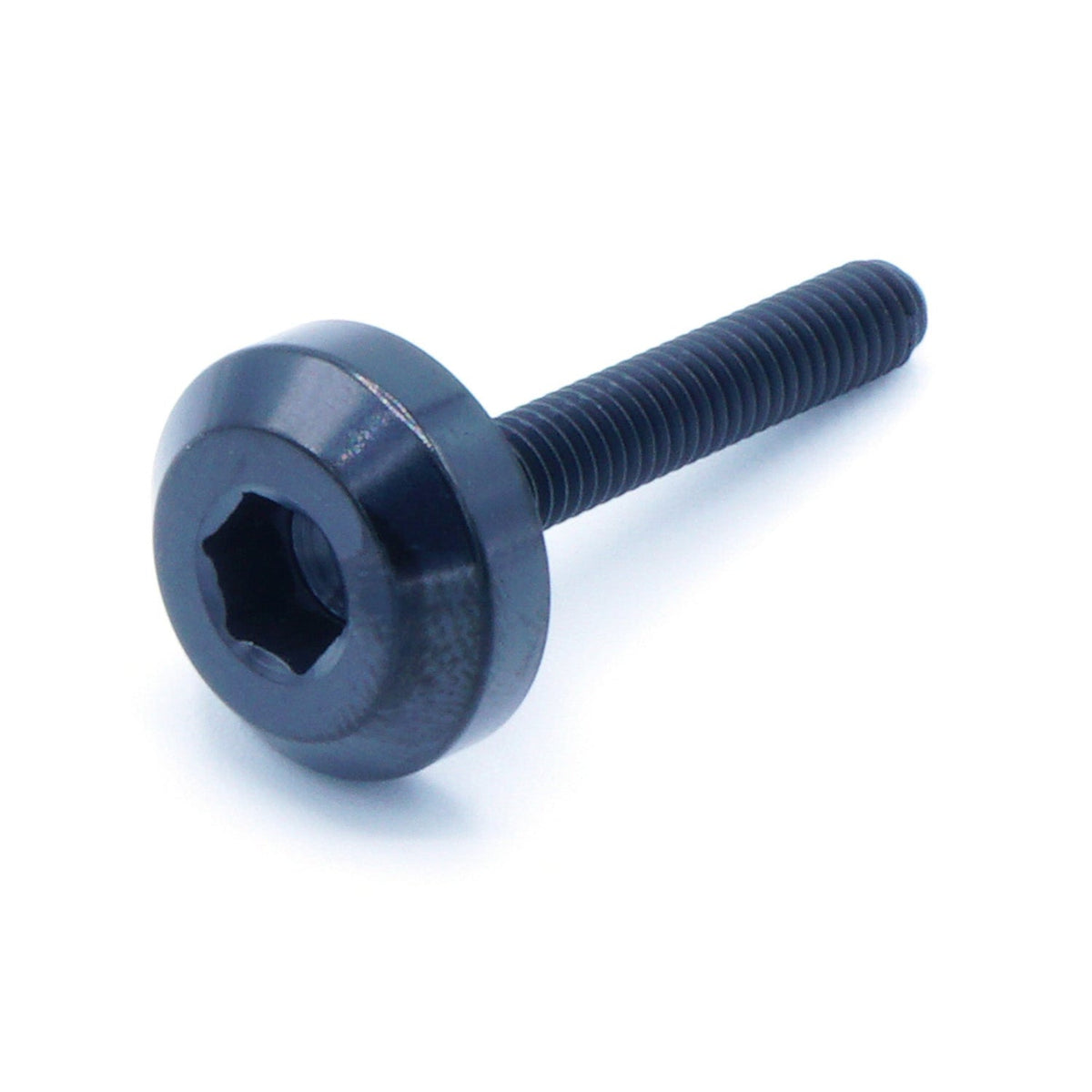 M4 x 0.7 x 25mm Titanium Motor Head Bolt in various finishes