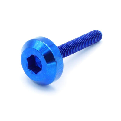 M4 x 0.7 x 25mm Titanium Motor Head Bolt in various finishes