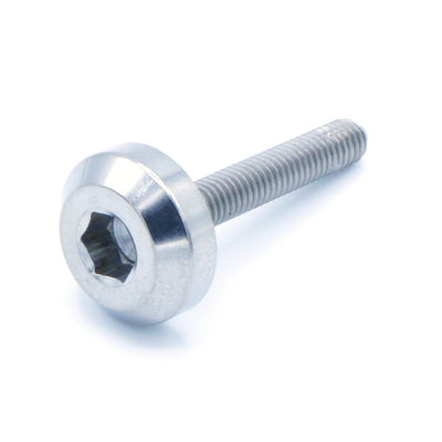 M4 x 0.7 x 25mm Titanium Motor Head Bolt in various finishes